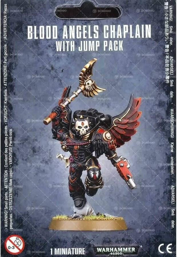 Games Workshop Blood Angels Chaplain with Jump Pack